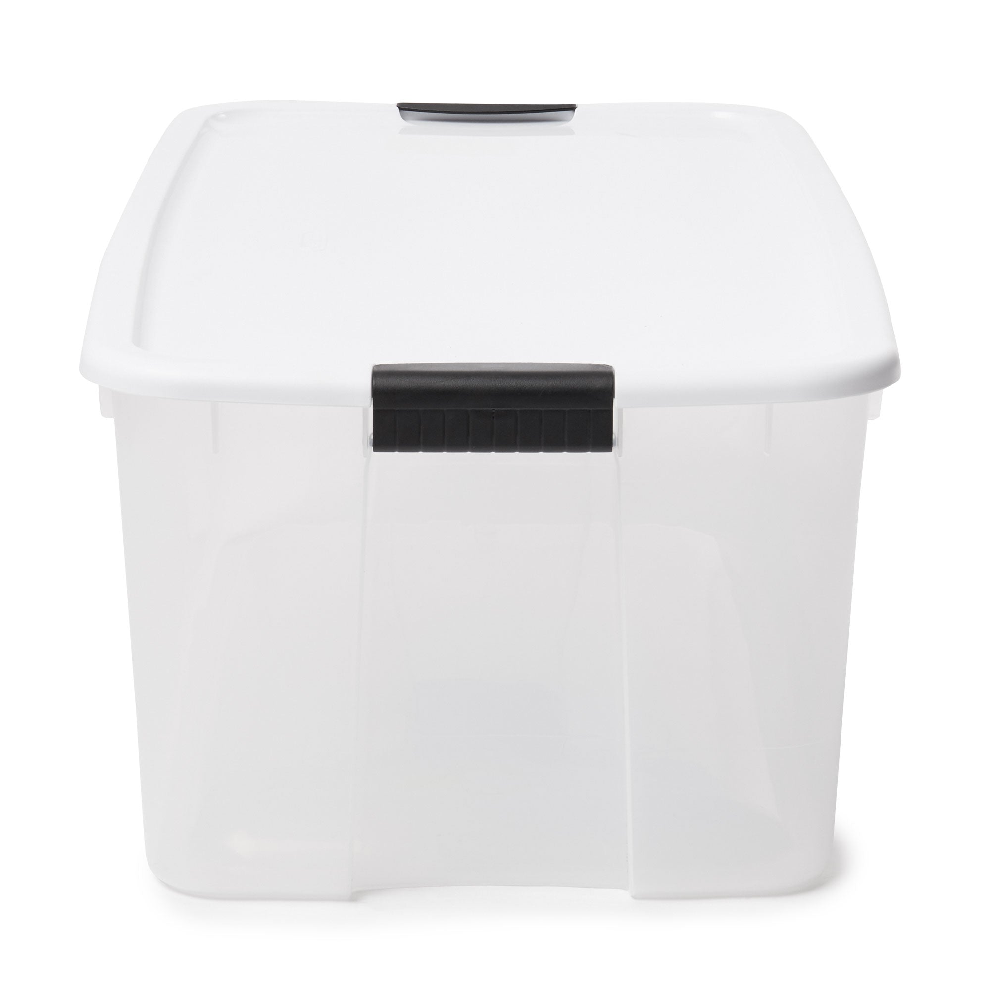 Sterilite 116 Quart Latching Storage Tote Box Containers Clear (Open Box)(4Pack)