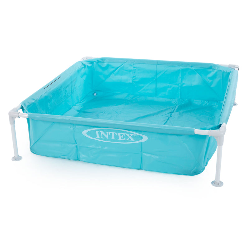 Intex Mini Frame Kids 4ft x 4ft x 12in Beginner Kiddie Swimming Pool (2 Pack)