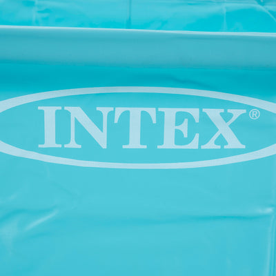 Intex Mini Frame Kids 4ft x 4ft x 12in Beginner Kiddie Swimming Pool (2 Pack)