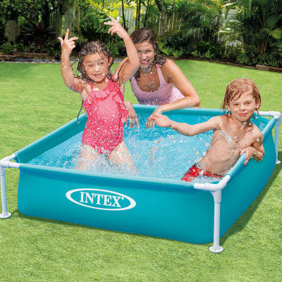 Intex Mini Frame Kids 48x48x12 Beginner Kiddie Swimming Pool (Incomplete)