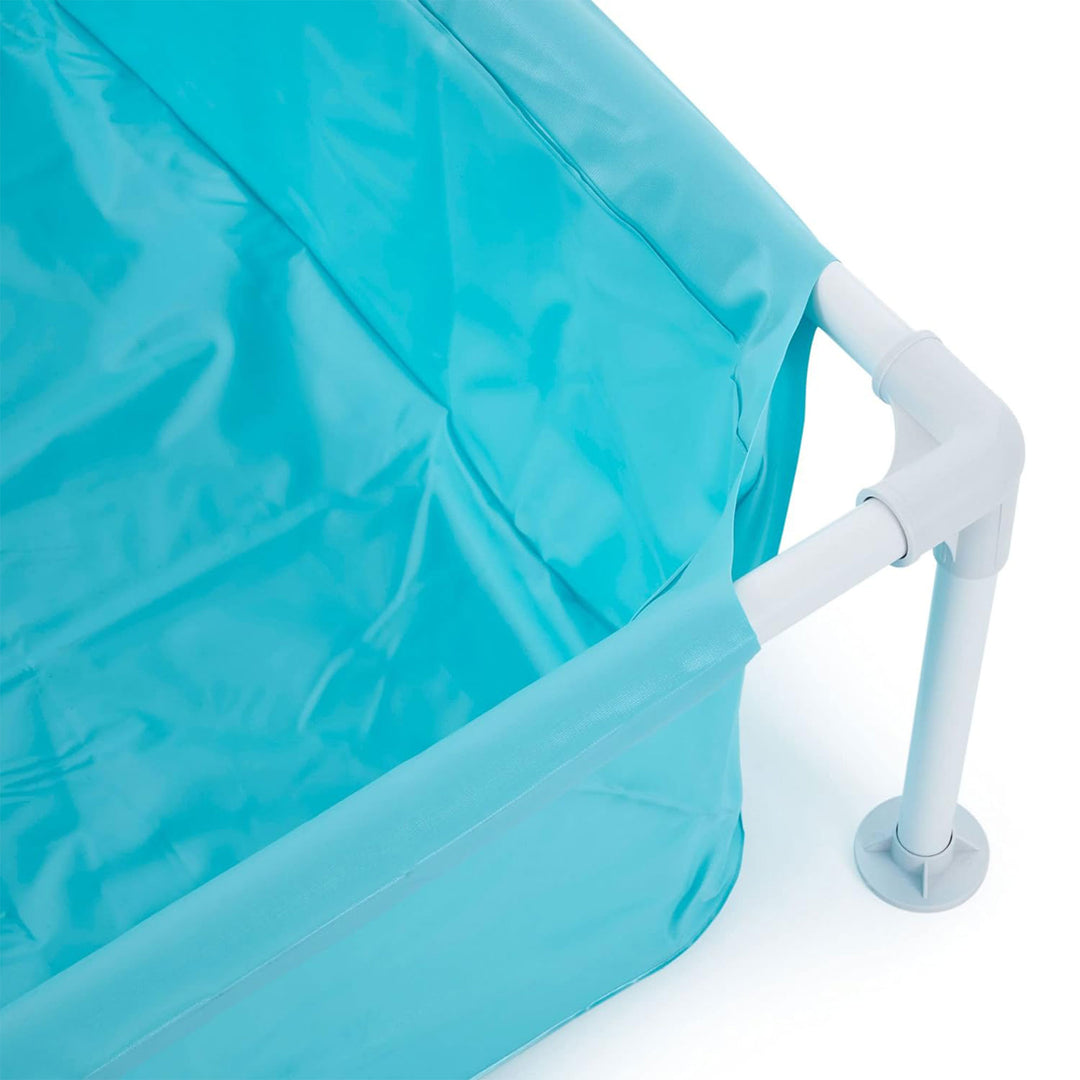 Intex Mini Frame Kiddie 4ft x 4ft x 12in Beginner Frame Swimming Pool (5 Pack)