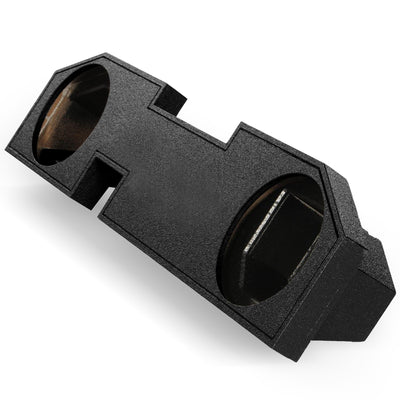 QPower Dodge Ram '02-Newer Dual 10" Sub Box Enclosure w/ Bedliner Spray (Used) - VMInnovations