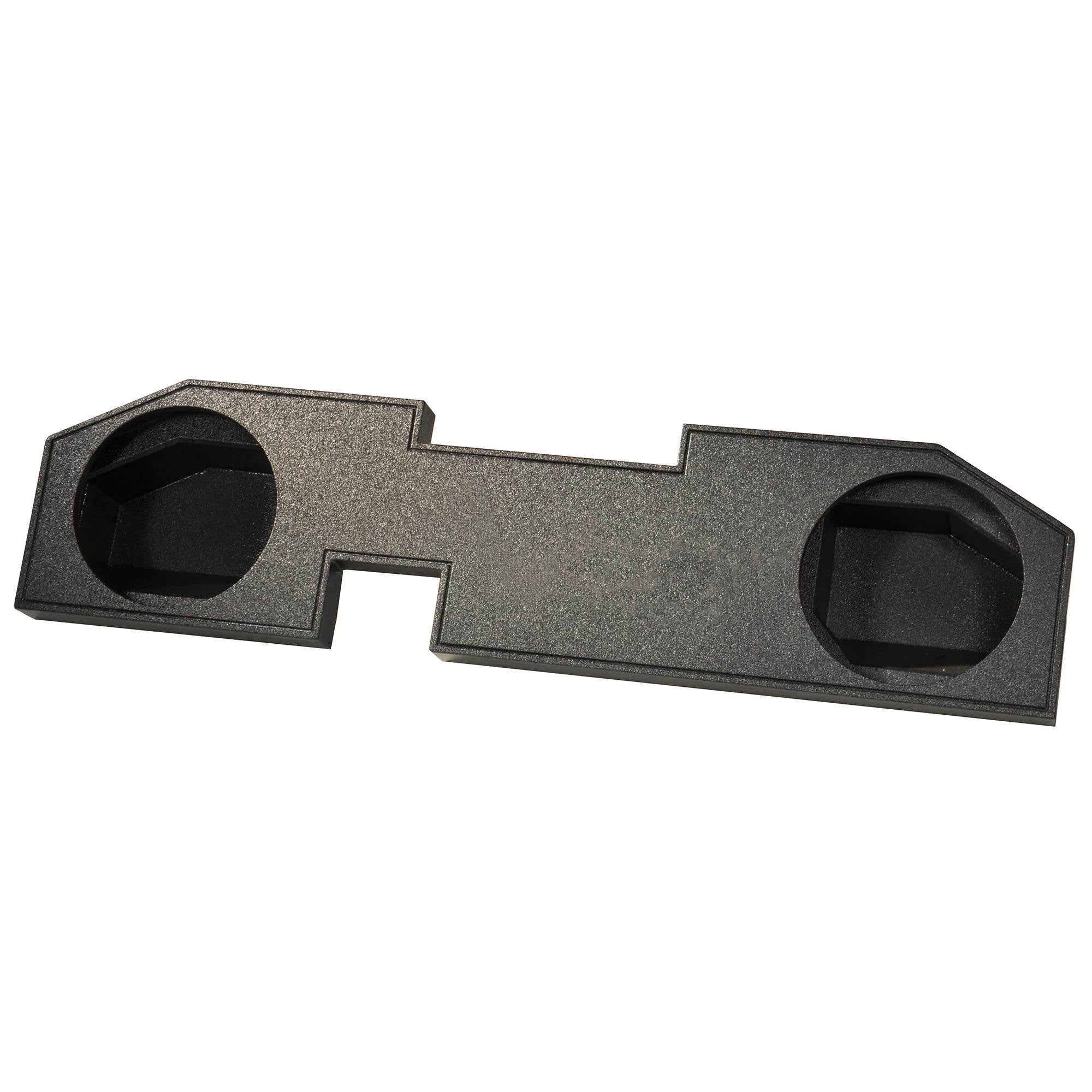 QPower Dodge Ram Quad Cab '02-Newer Dual 12 Inch Subwoofer Box Sub Enclosure - VMInnovations