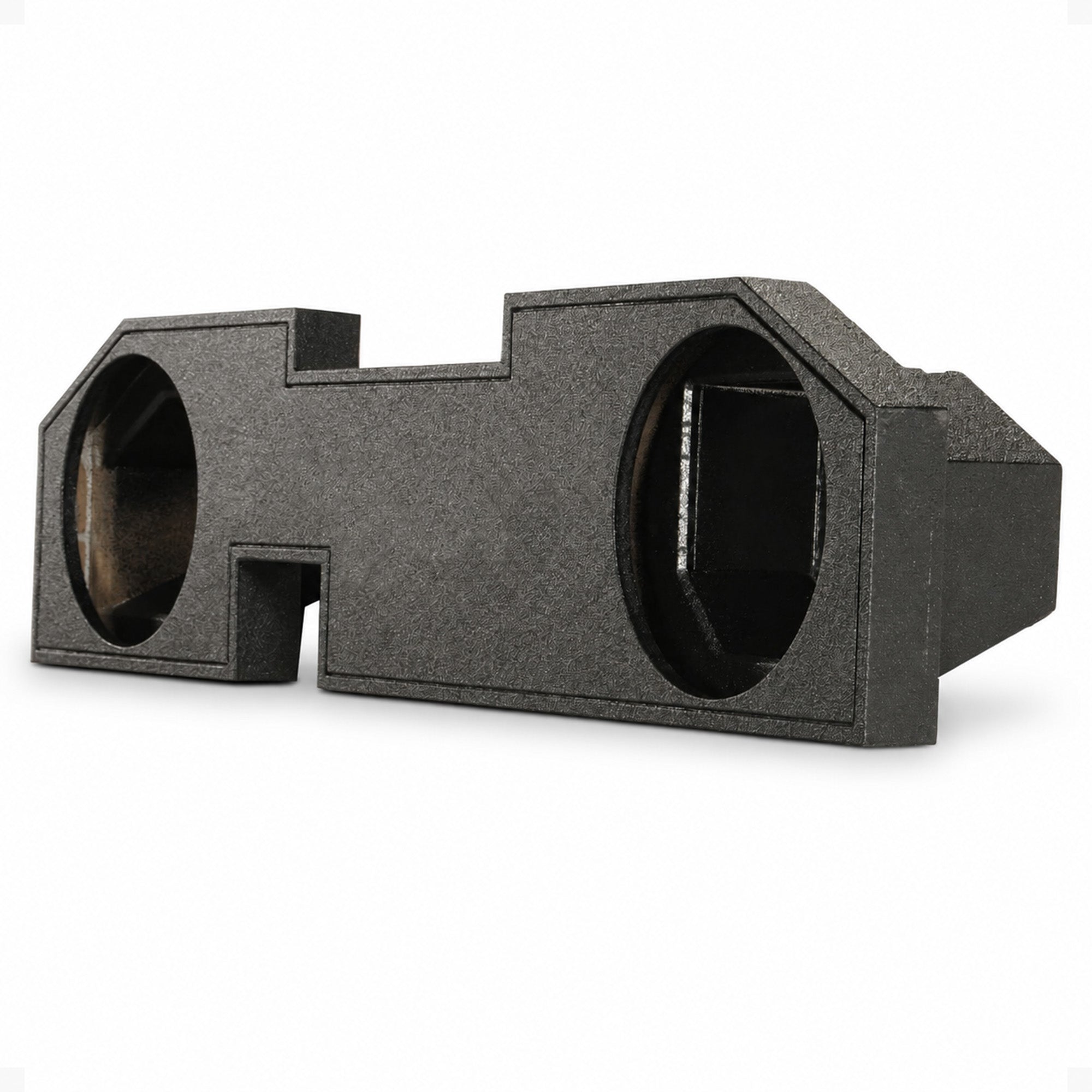 QPower Dodge Ram Quad Cab '02-Newer Dual 12 Inch Subwoofer Box (For Parts)