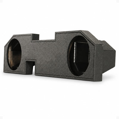 QPower Dodge Ram Quad Cab '02-Newer Dual 12 Inch Subwoofer Box (For Parts)