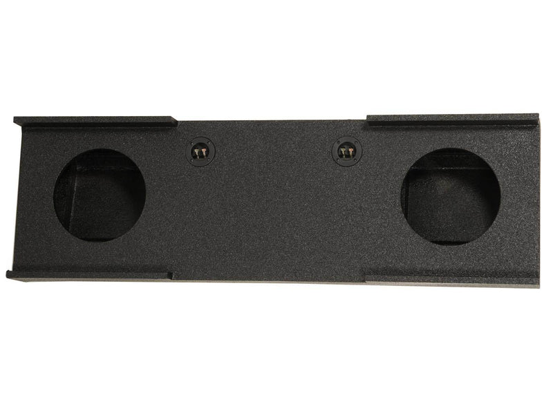 QPower GMC Chevy Crew Cab 2007-2013 Dual 12" Sub Box Enclosure w/ Bedliner Spray