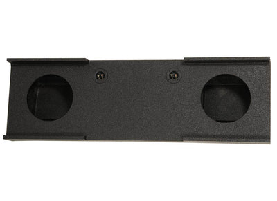 QPower GMC Chevy Crew Cab 2007-2013 Dual 12" Sub Box Enclosure w/ Bedliner Spray