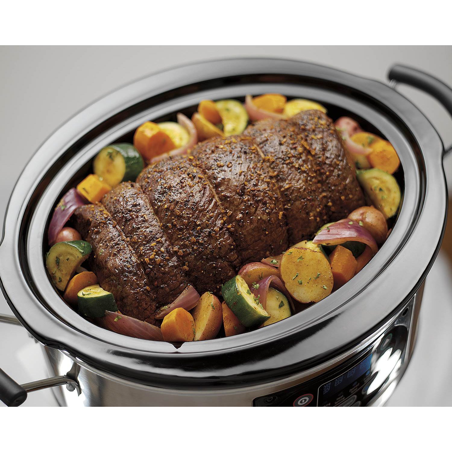 Hamilton Beach Set n' Forget 6 Qt Programmable Slow Cooker & 150 Recipe Cookbook