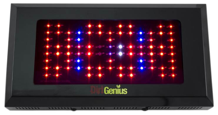 Hydrofarm ACDF6 6" Hydroponics In-Line Fan w/Flowering UV LED Grow Light Panel