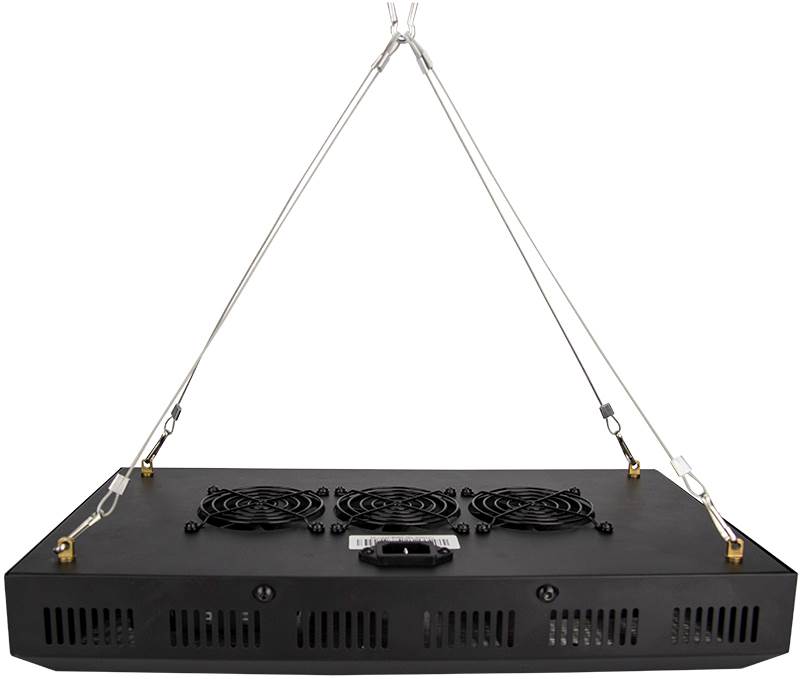 Hydrofarm ACDF6 6" Hydroponics In-Line Fan w/Flowering UV LED Grow Light Panel