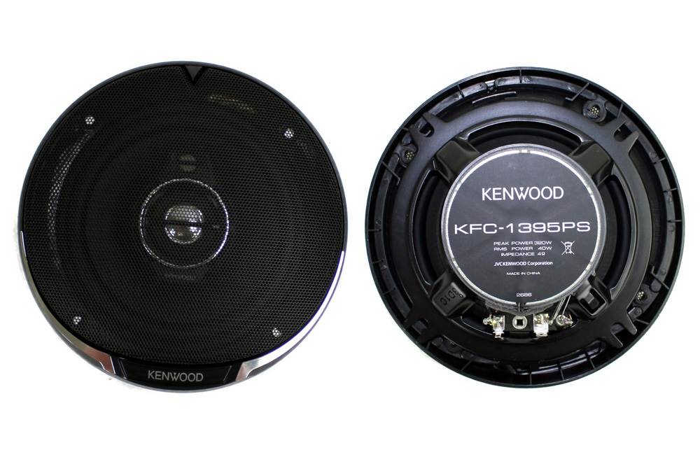 2) Kenwood 5.25" 320 Watt 3-Way Car Audio Coaxial Speakers (Open Box)
