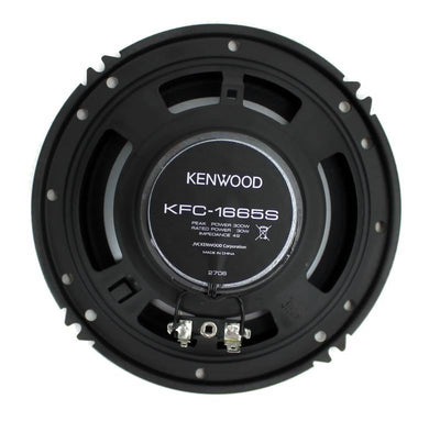 2) Kenwood KFC-1665S 6.5" 300 Watt Car Audio Coaxial Speakers Stereo (Open Box)