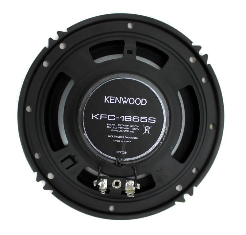 2) Kenwood KFC-1665S 6.5" 300 Watt Car Audio Coaxial Speakers Stereo (Open Box)