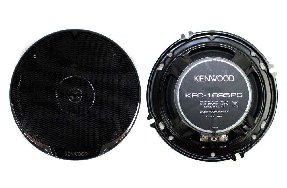 Kenwood 6.5" 320 Watt 3-Way Car Audio Coaxial Speakers Stereo (Pair) (Open Box)