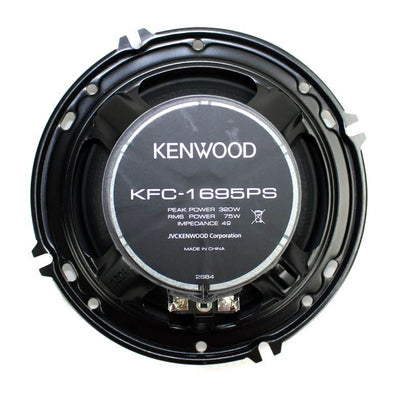 Kenwood 6.5" 320 Watt 3-Way Car Audio Coaxial Speakers Stereo (Pair) (Open Box)