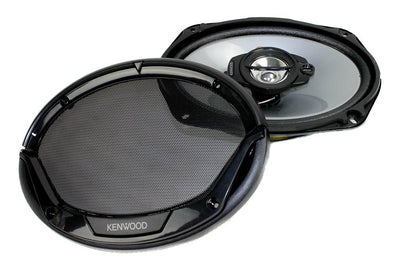 2) Kenwood KFC-6965S 6x9" 400 Watt 3-Way Car Audio Coaxial Speakers (Open Box)