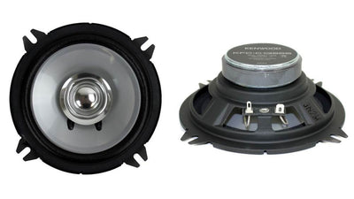 2) Kenwood KFC-C1355S 5.25" 250 Watt 2-Way Car Audio Coaxial Speakers (Open Box)