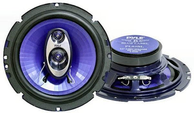 Pyle PL573BL 5x7 300 Watts and PL63BL 6.5" 360W 3-Way Car Coaxial Speakers