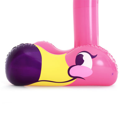 Jumbo Pink Flamingo Inflatable Outdoor Kids Sprinkler (Open Box)