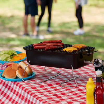 Char-Broil Table Top 11,000 BTU 190 Sq. Inch Portable Gas Grill (Damaged)