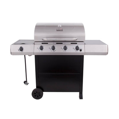 Char-Broil Classic 480 Stainless Gas Grill 40K BTU w/ Side Burner (Damaged)