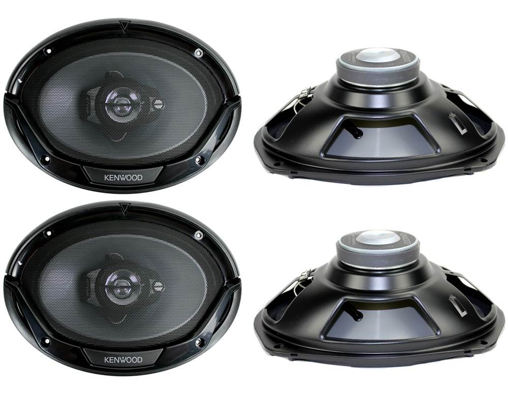 Kenwood KFC-6965S 6x9" 1600W 3-Way Car Audio Coaxial Speakers Stereo (2 Pair)