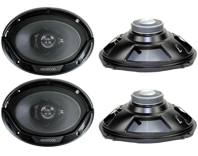 Kenwood KFC-6965S 6x9" 1600W 3-Way Car Audio Coaxial Speakers Stereo (2 Pair)