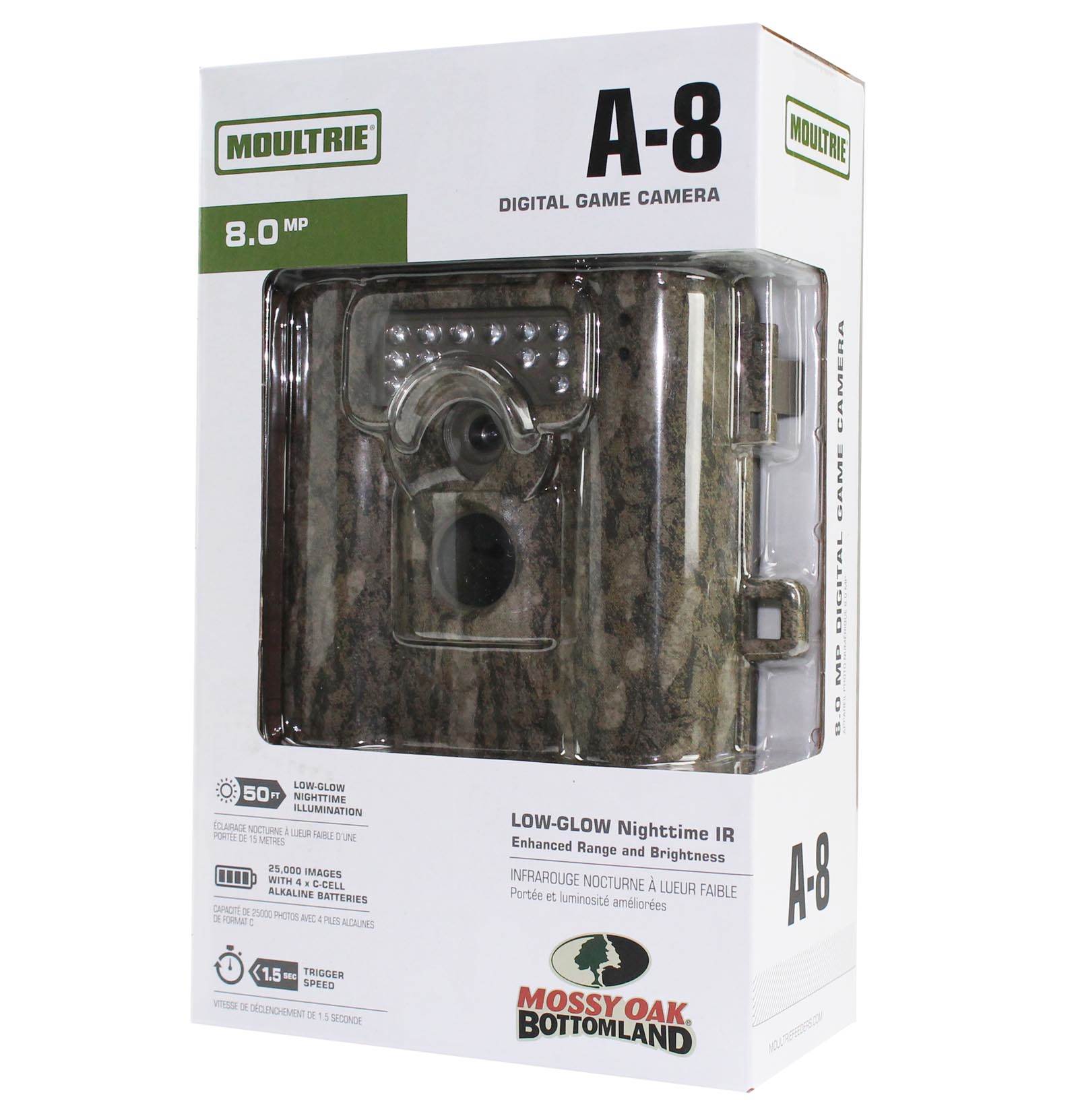 MOULTRIE A-8 Low Glow Infrared Digital Trail Game Hunting Camera (Open Box)