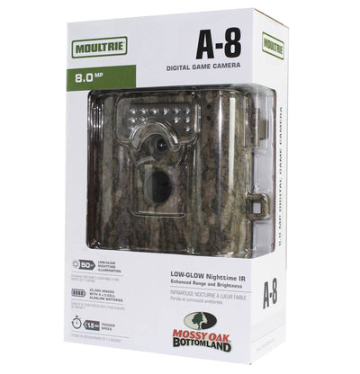 MOULTRIE A-8 Low Glow Infrared Digital Trail Game Hunting Camera (Open Box)