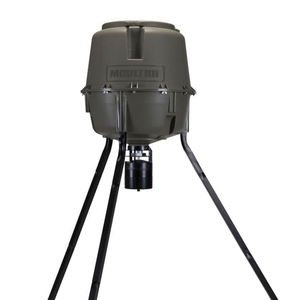 Moultrie 30 Gal Adjustable Height Quick-Lock Elite Tripod Deer Feeder, MFG-13062