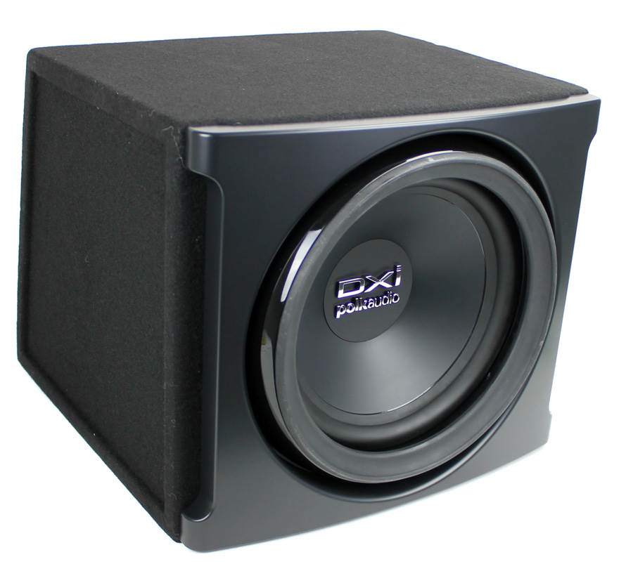 Polk Audio DXI112 12" 720W Car Subwoofer Woofer Vented Port Sub Box Enclosure