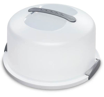 Sterilite Portable Latching Cake Server Carrier Keeper w/Handles, One (Open Box)
