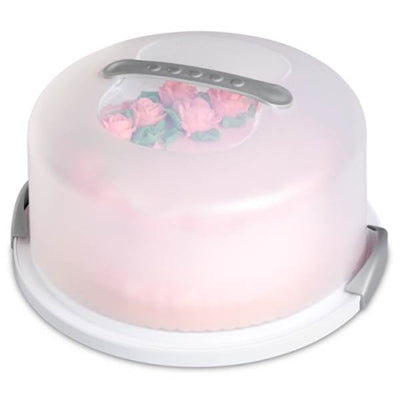 Sterilite Portable Latching Cake Server Carrier Keeper w/Handles, One (Open Box)