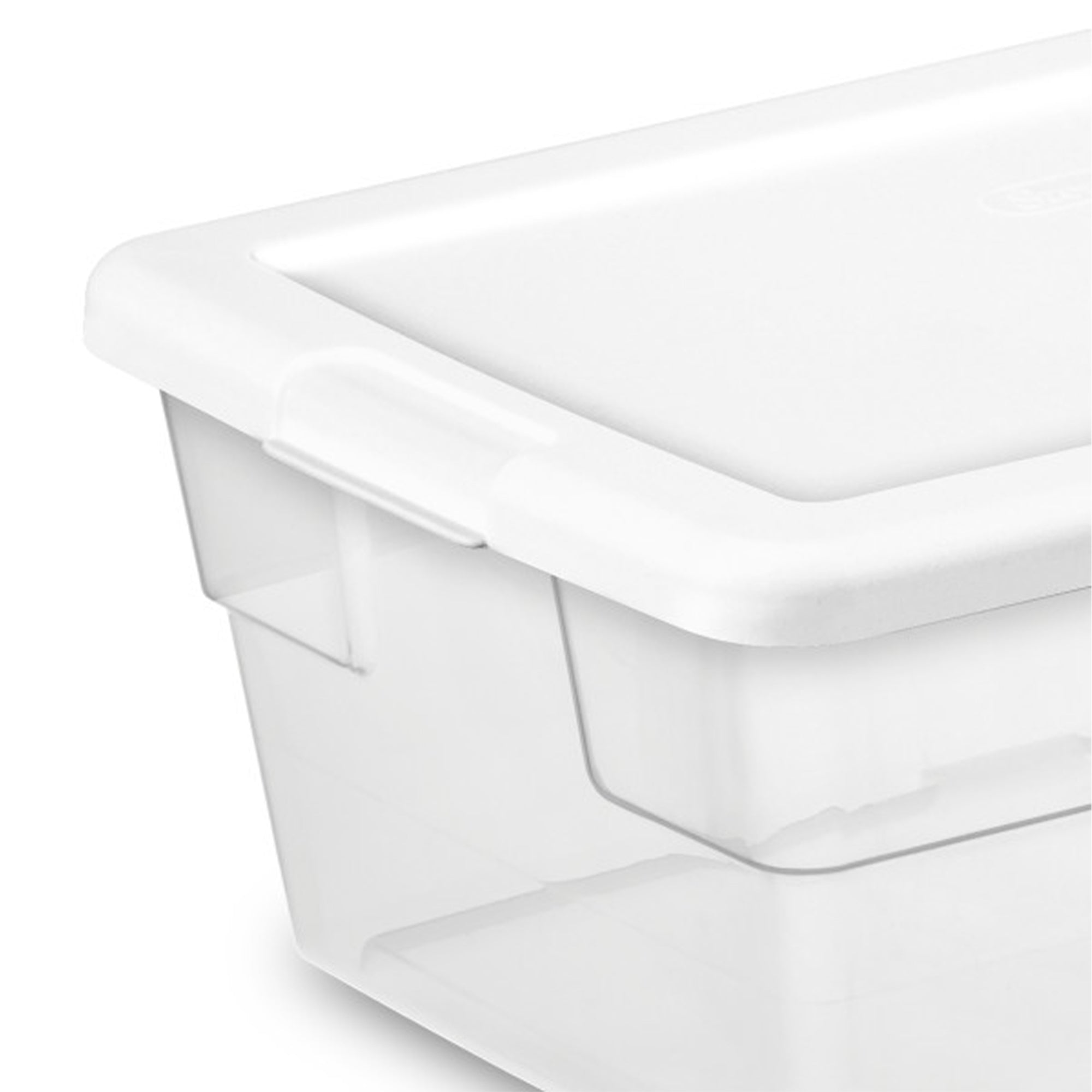 Sterilite 16428012 6 Quart Storage Tote Shoe Box Container (Open Box)