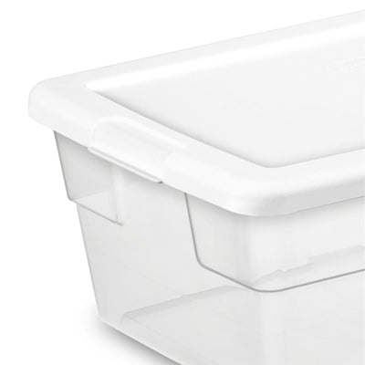 Sterilite 16428012 6 Quart Storage Tote Shoe Box Container (Open Box)