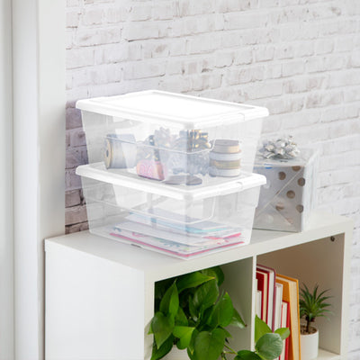 Sterilite 16 Quart Storage Sweater Tote Box Container Tub (Open Box)