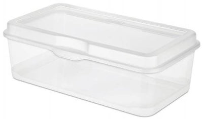 Sterilite Plastic Latching Storage Box Container Clear (Open Box)