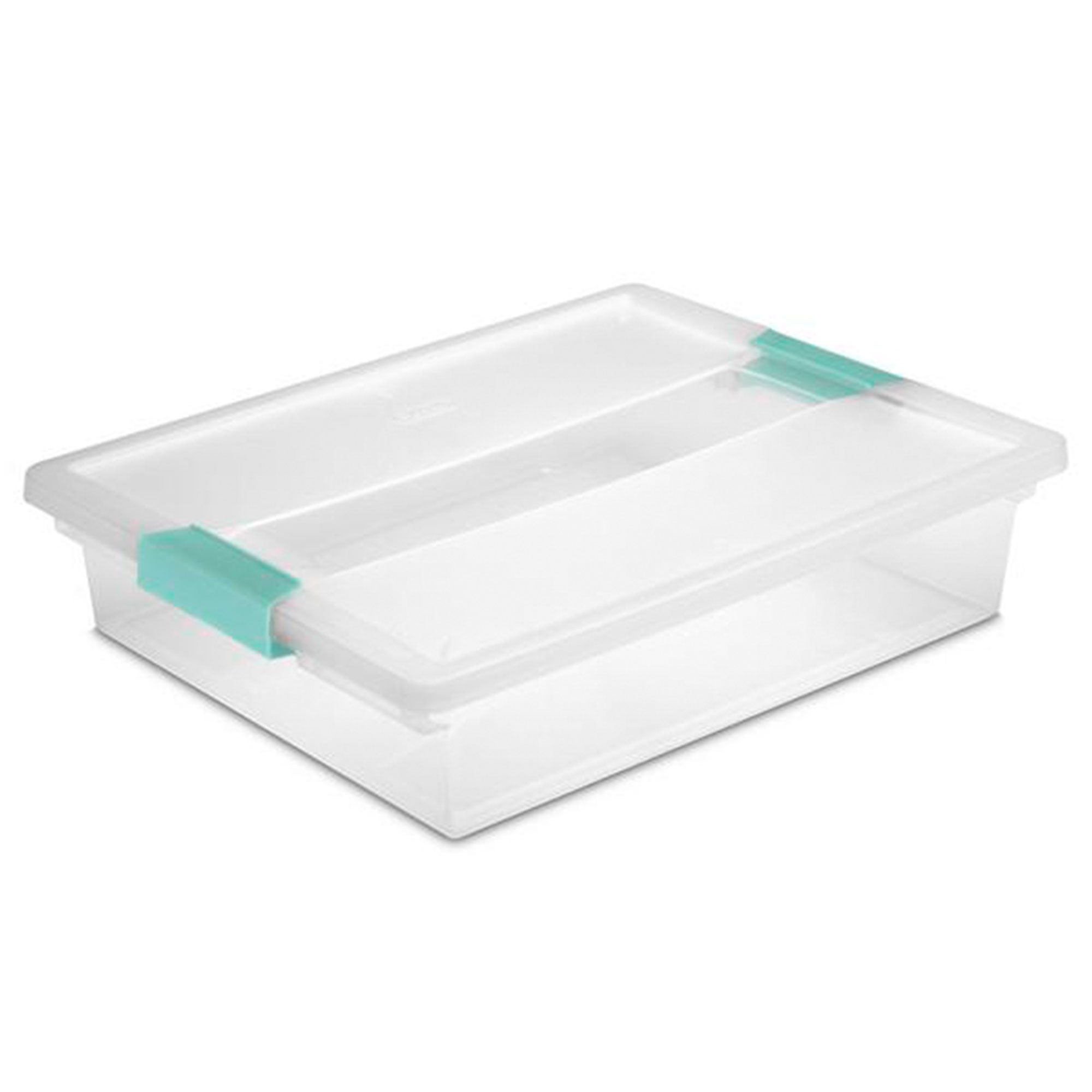 Sterilite Large Clip Storage Box Container (6 Pack) + Small Clip Box (6 Pack) - VMInnovations