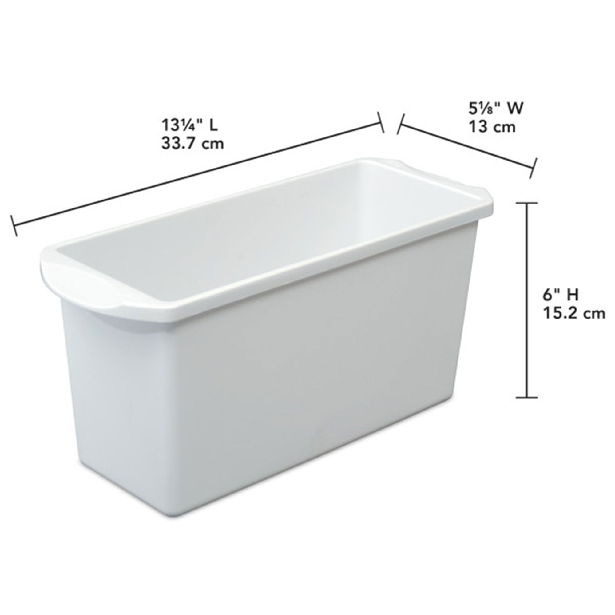 Sterilite 72508006 Home/Office Freezer Deep Ice Cube Bin Tray Holder (6 Pack)