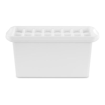 Sterilite 72508006 Home/Office Freezer Deep Ice Cube Bin Tray Holder (6 Pack)