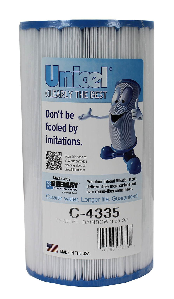 Unicel C-4335 Replacement 35 Sq Ft Pool Spa Filter Cartridge, 219 Pleats, 4 Pack - VMInnovations