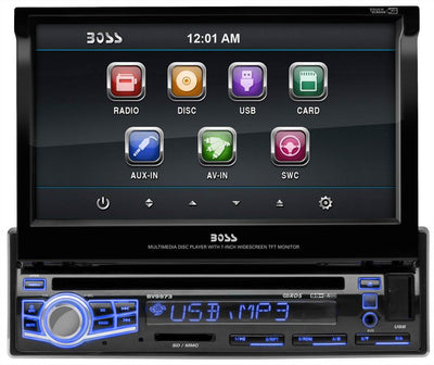 Boss BV9973 7" Touchscreen In Dash CD/DVD Car Player USB/SD AUX Receiver Radio