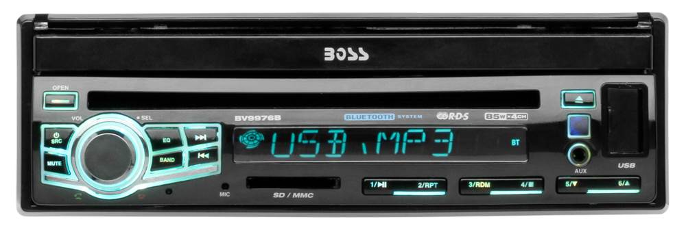 Boss BV9973 7" Touchscreen In Dash CD/DVD Car Player USB/SD AUX Receiver Radio