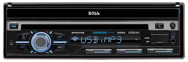 Boss BV9979B 7" Touchscreen CD/DVD MP3 Car Player USB/SD AUX Receiver Bluetooth