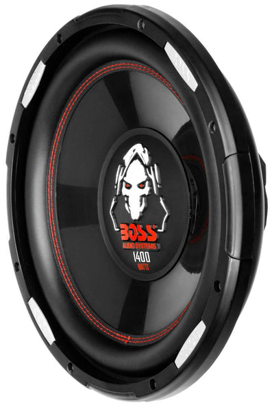 New Boss P120F 12" 1400 Watt Car Shallow/Slim Subwoofer Power Sub Woofer Audio