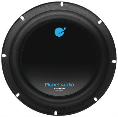 Planet Audio AC8D 8 Inch 1200 Watts 4 Ohm Dual Voice Coil Car Audio Subwoofer - VMInnovations