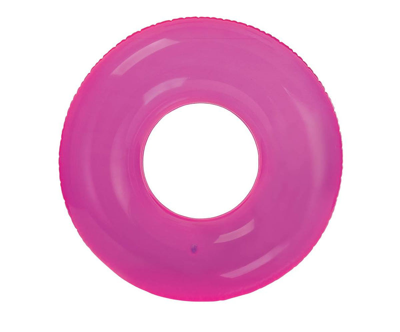 Intex Transparent Inflatable Swimming Pool Tube Raft, Colors May Vary (3-Pack)
