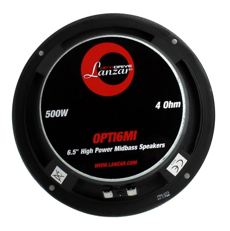 LANZAR OPTI6MI 6.5" 1500W Car Mid bass Mid Range Audio Power Speakers