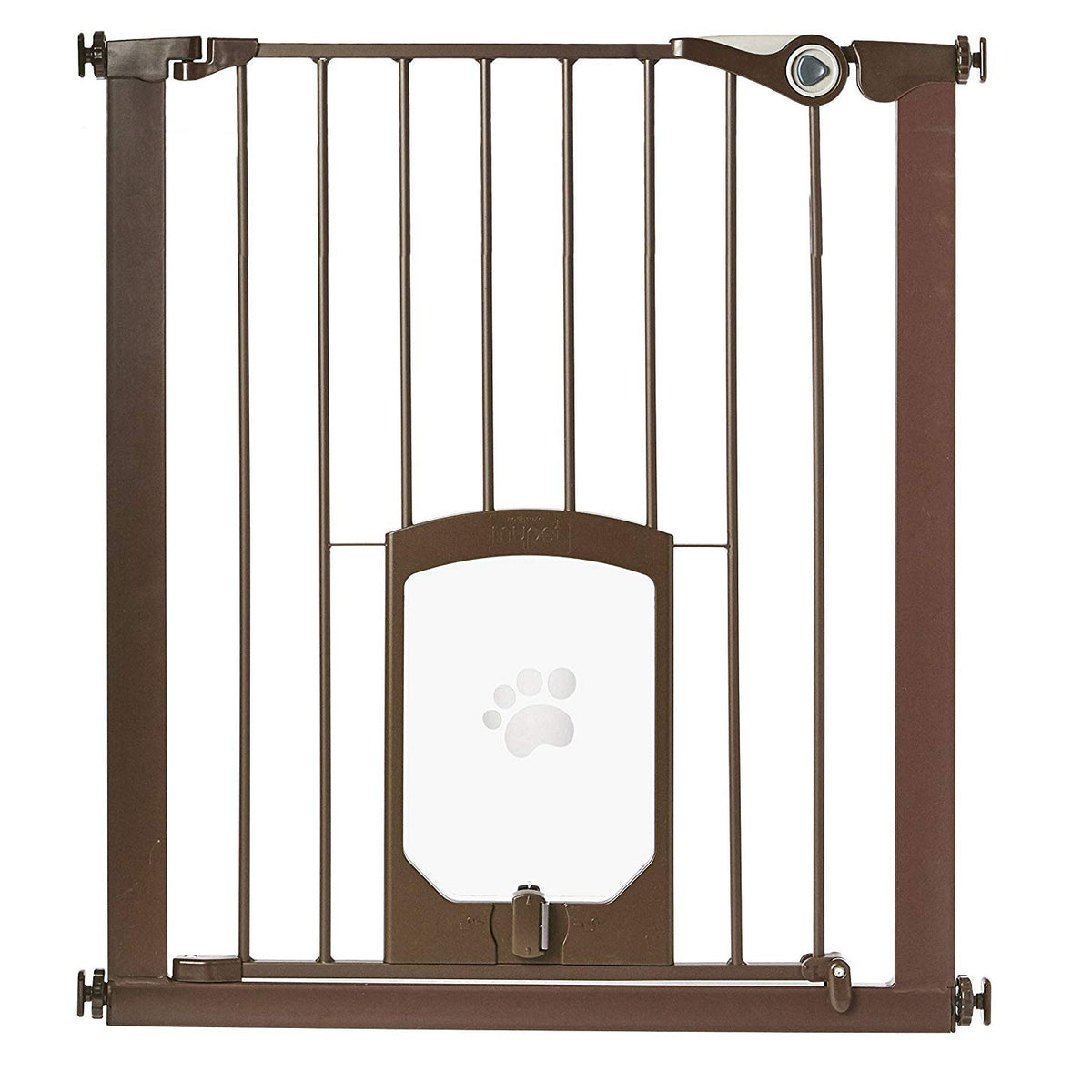 North States Pet Tall Petgate Passage Walk Through Dog Gate with Door (2 Pack) - VMInnovations