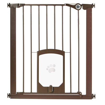 North States Pet Tall Petgate Passage Walk Through Dog Gate with Door (2 Pack) - VMInnovations